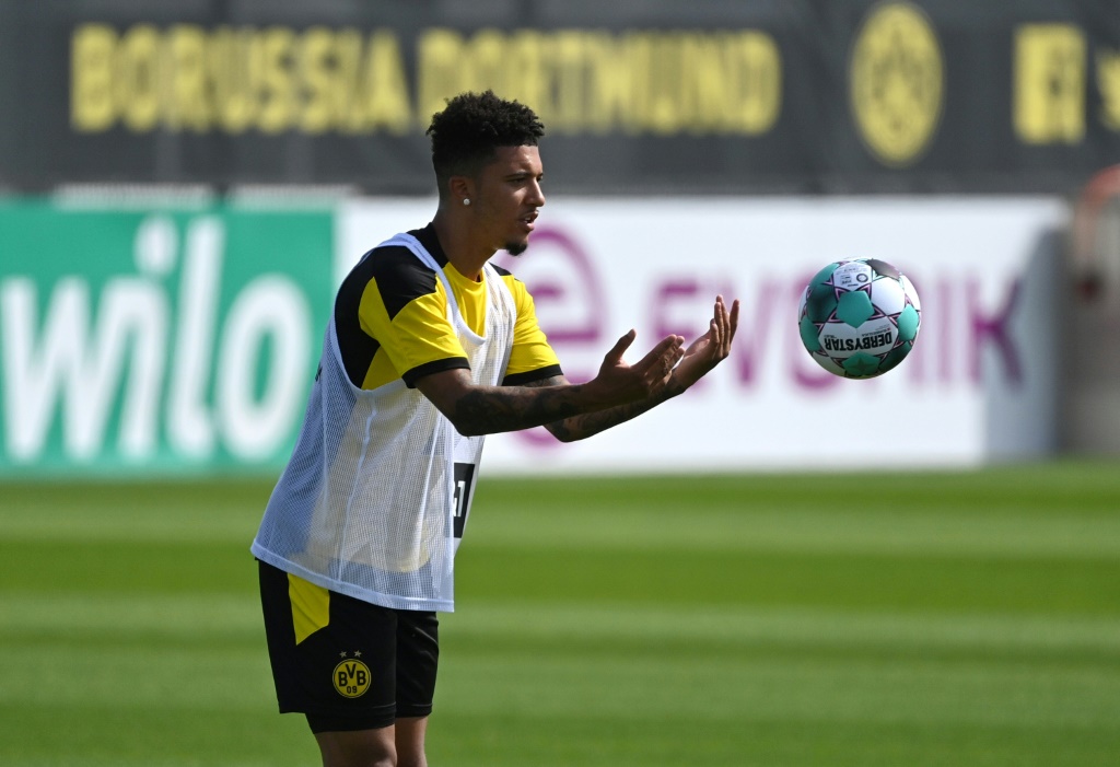 L'ailier anglais du Borussia Dortmund